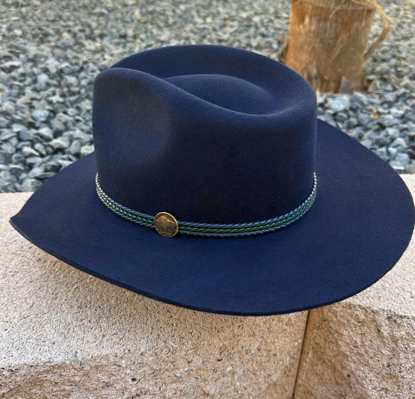 Stetson "Woodrow" Wool Hat - Navy