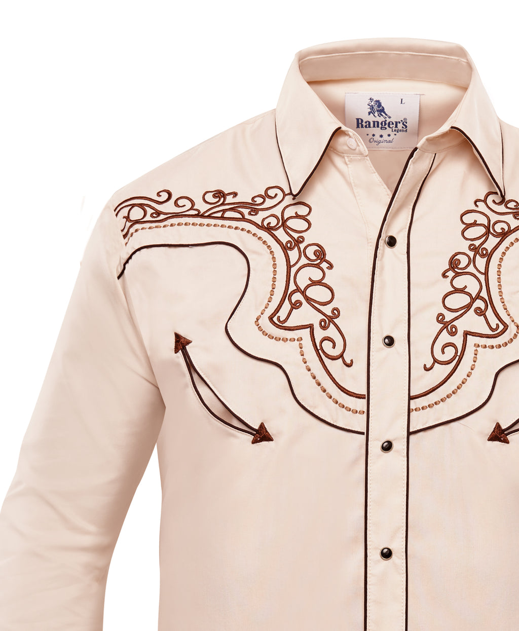 Camisa Vaquera Ranger's 12CA01 - Beige