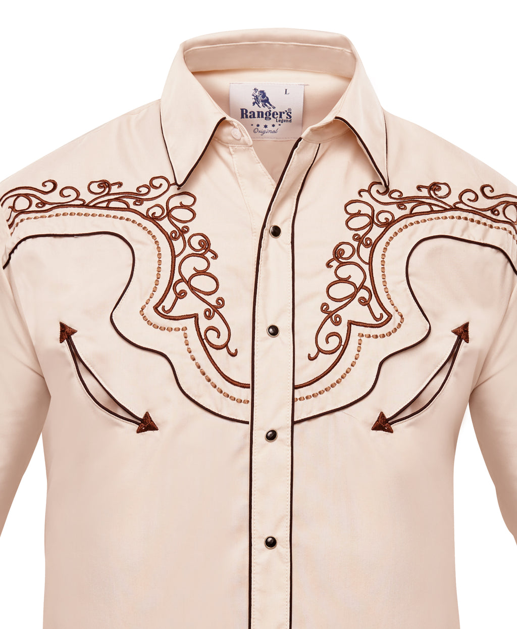 Camisa Vaquera Ranger's 12CA01 - Beige