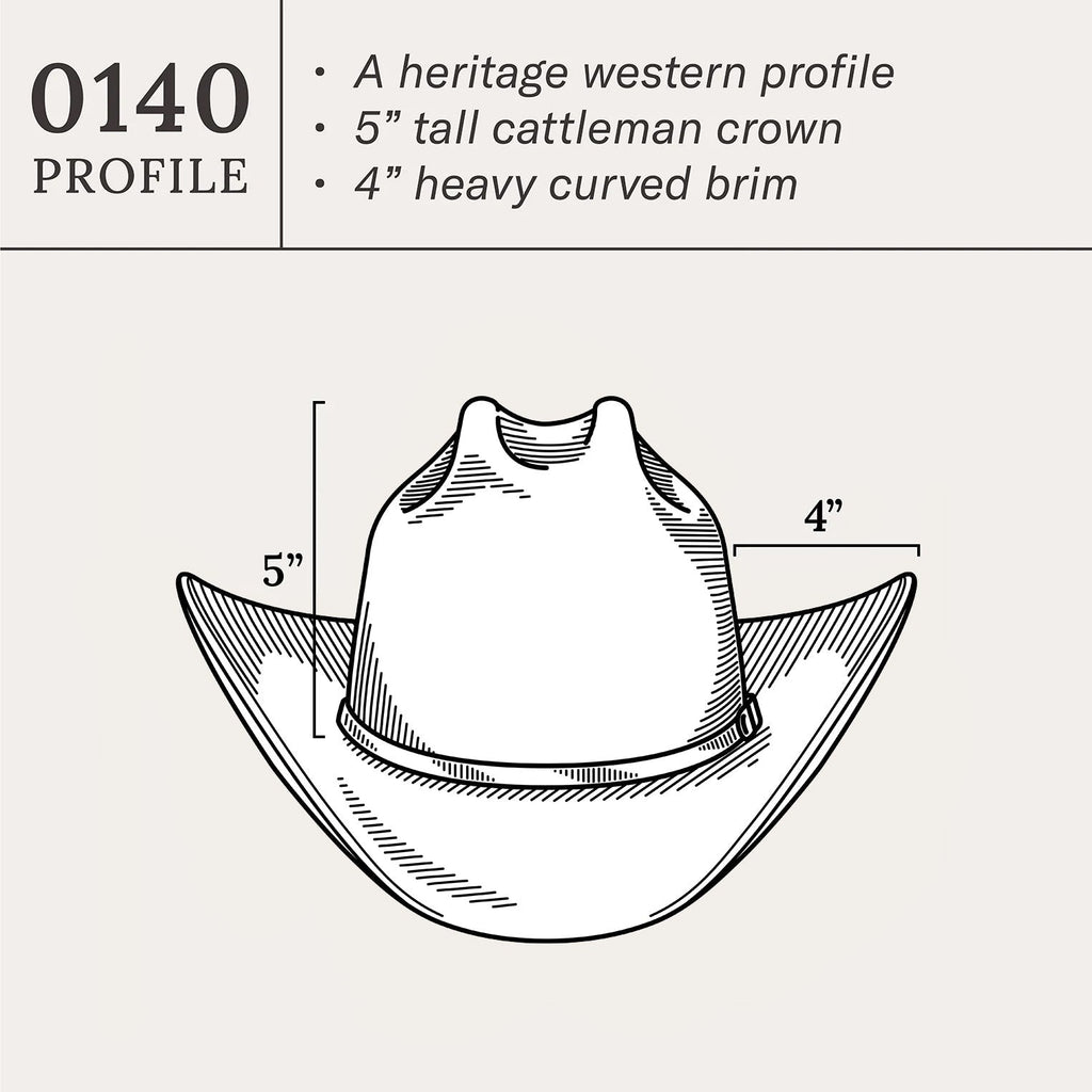 Stetson 6x Rancher 160th Edition Felt Hat - Silverbelly