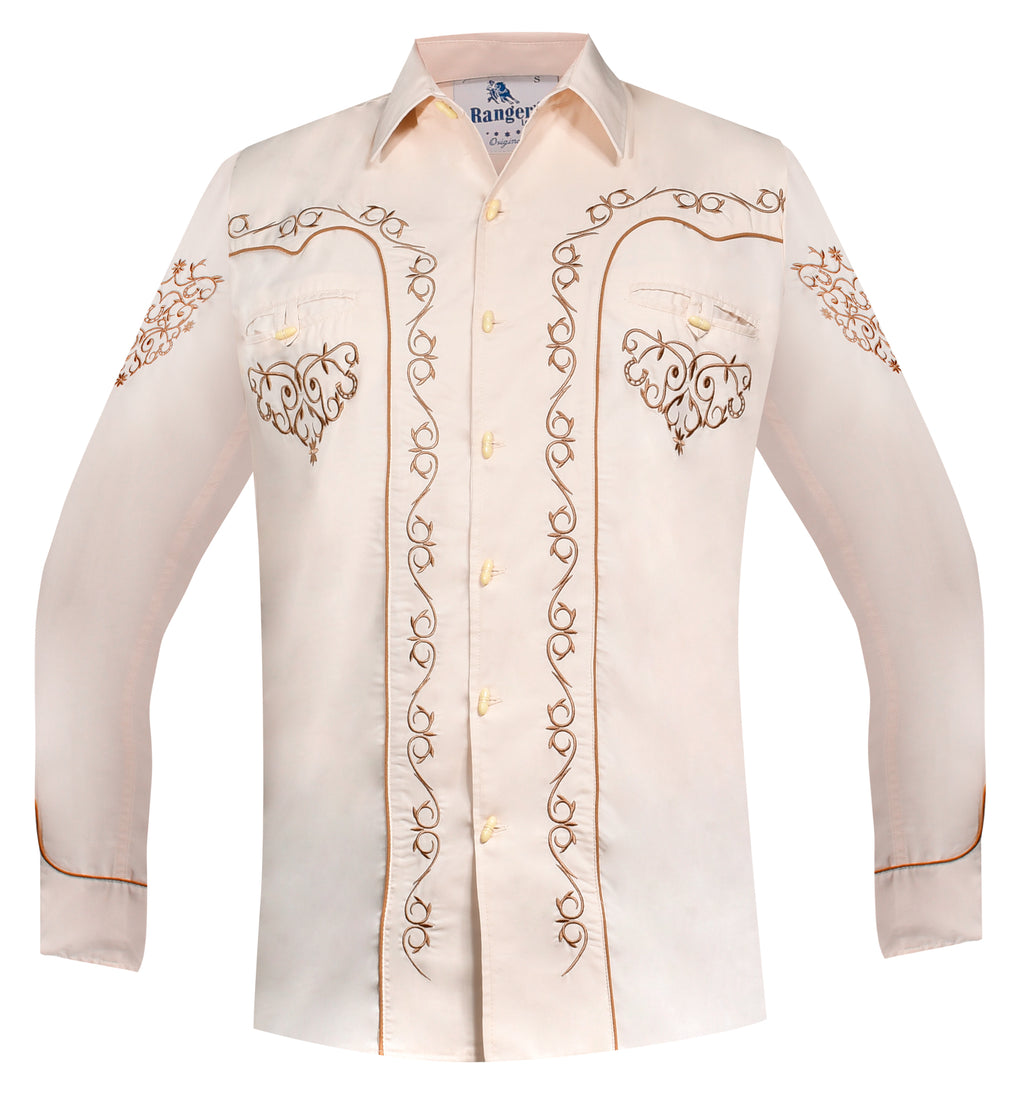 Camisa Charra Ranger's 27CA01 - Beige