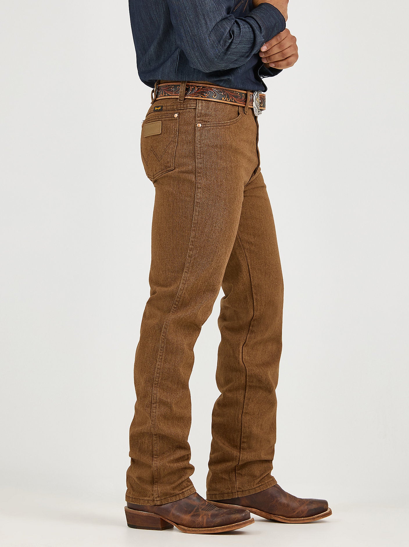 Wrangler Men's Cowboy Cut Slim Fit Jean 936BKW - Black Whiskey