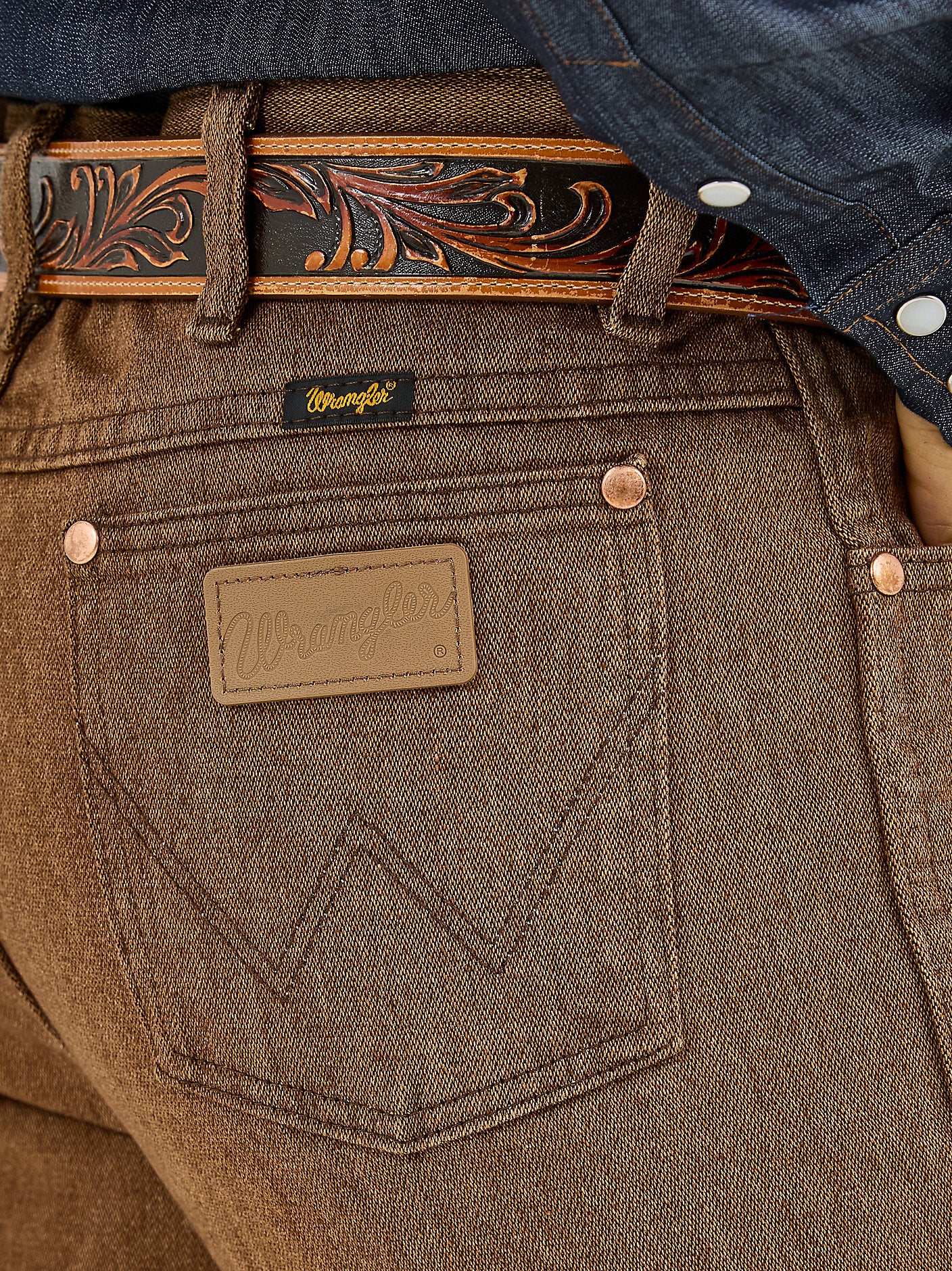 Wrangler Men's Cowboy Cut Slim Fit Jean 936BKW - Black Whiskey