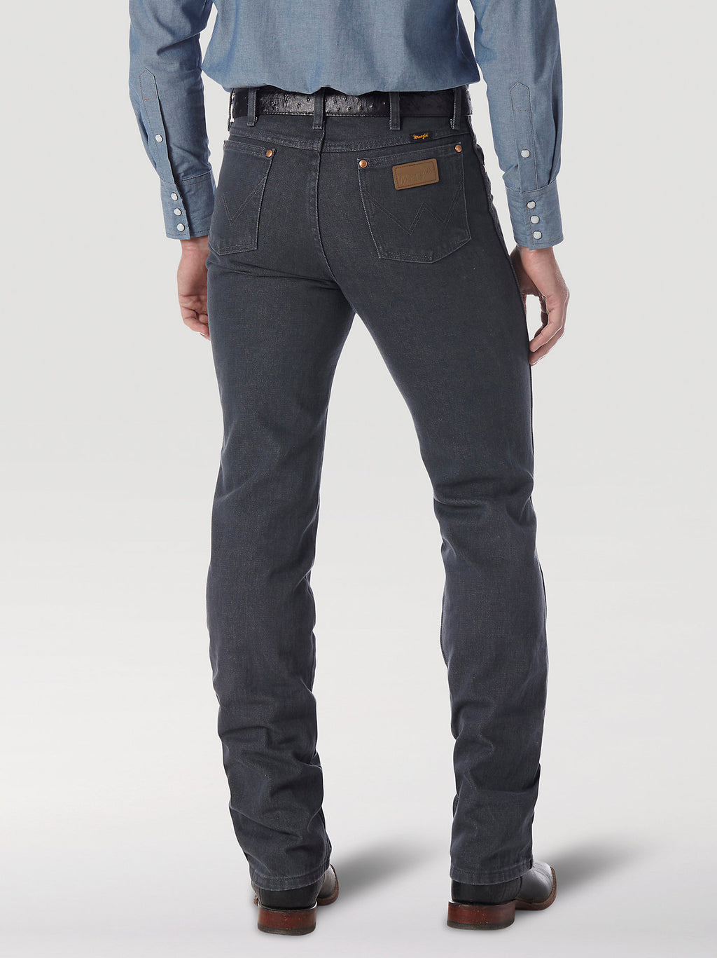 Wrangler Men's Cowboy Cut Slim Fit Jean 936CHG - Charcoal Grey