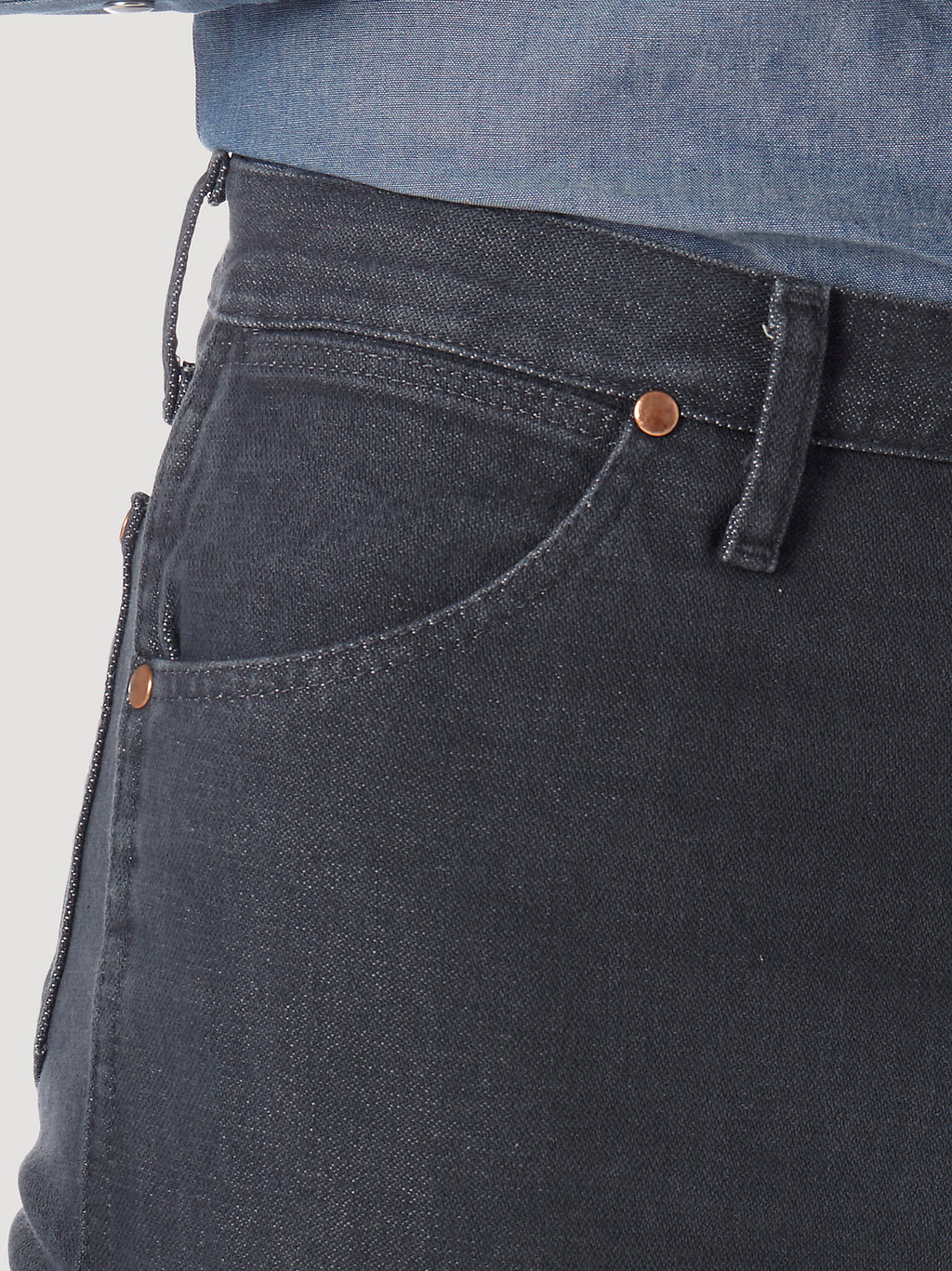 Wrangler Men's Cowboy Cut Slim Fit Jean 936CHG - Charcoal Grey