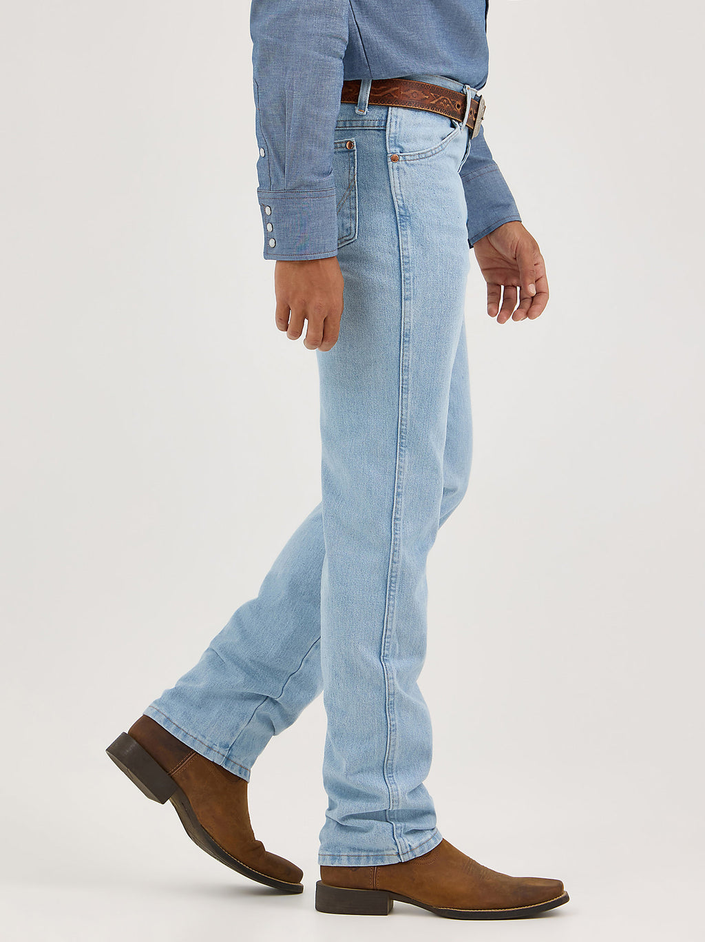 Wrangler Men's Cowboy Cut Slim Fit Jean 936GBH - Bleach