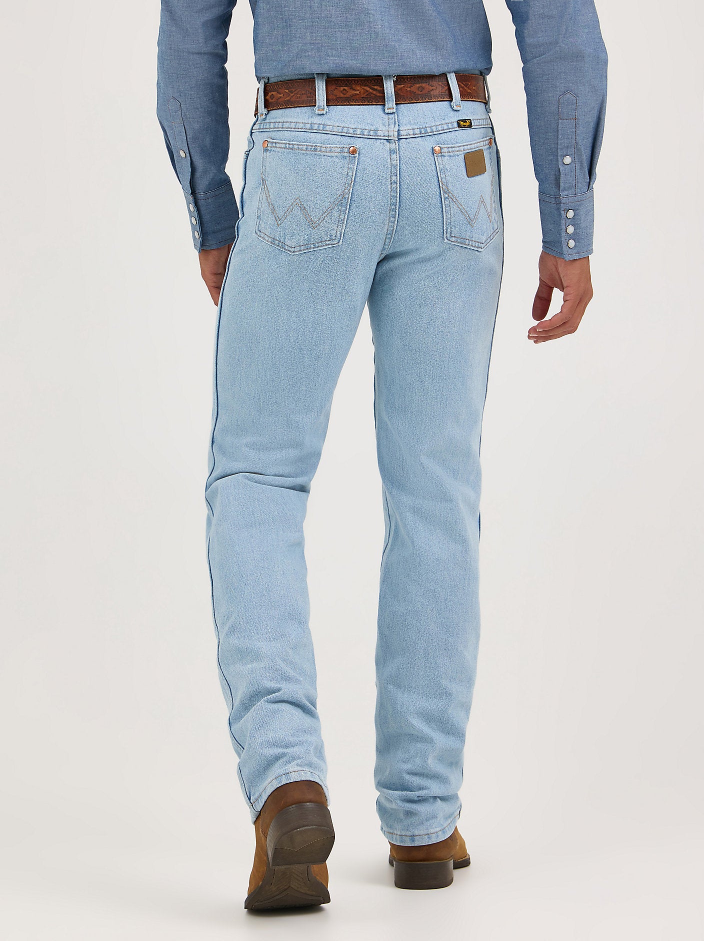 Wrangler Men's Cowboy Cut Slim Fit Jean 936GBH - Bleach