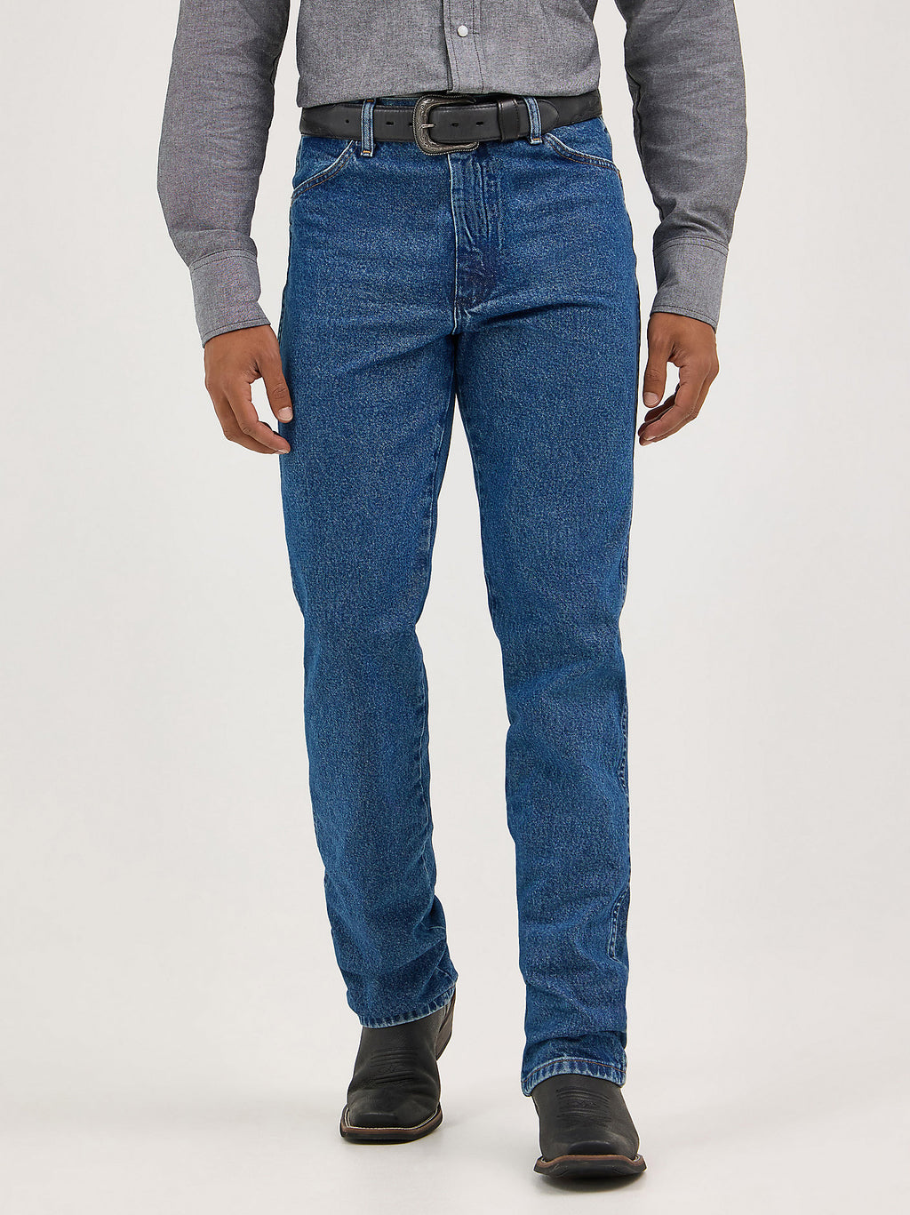 Wrangler Men's Cowboy Cut Slim Fit Jean 936GBK - Stonewashed