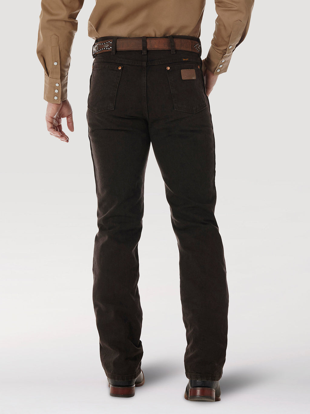 Wrangler Men's Cowboy Cut Slim Fit Jean 936KCL - Black Chocolate