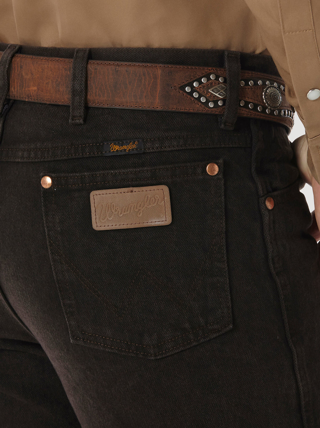 Wrangler Men's Cowboy Cut Slim Fit Jean 936KCL - Black Chocolate