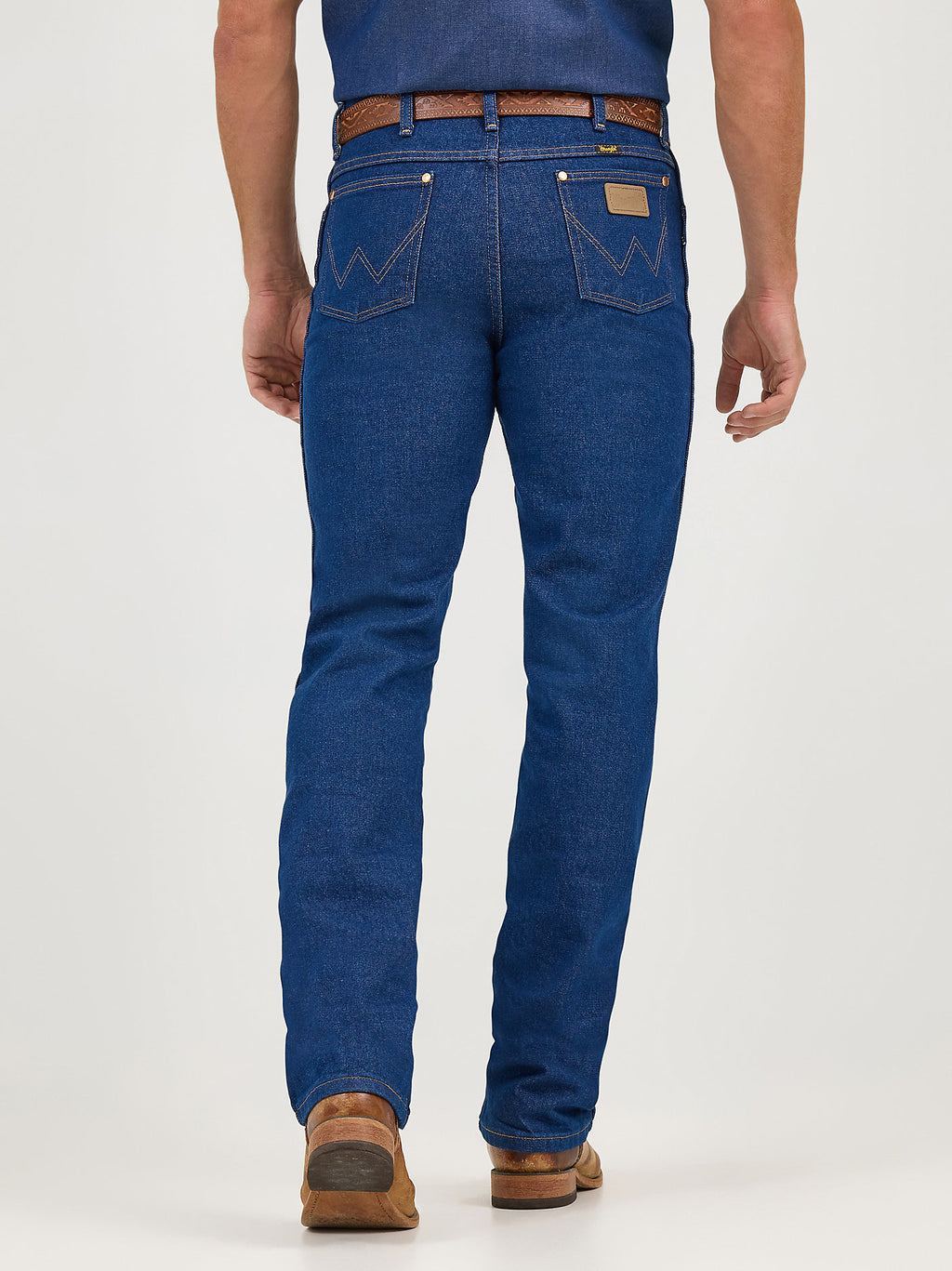 Wrangler Men's Cowboy Cut Slim Fit Jean 936PWD - Prewashed Indigo