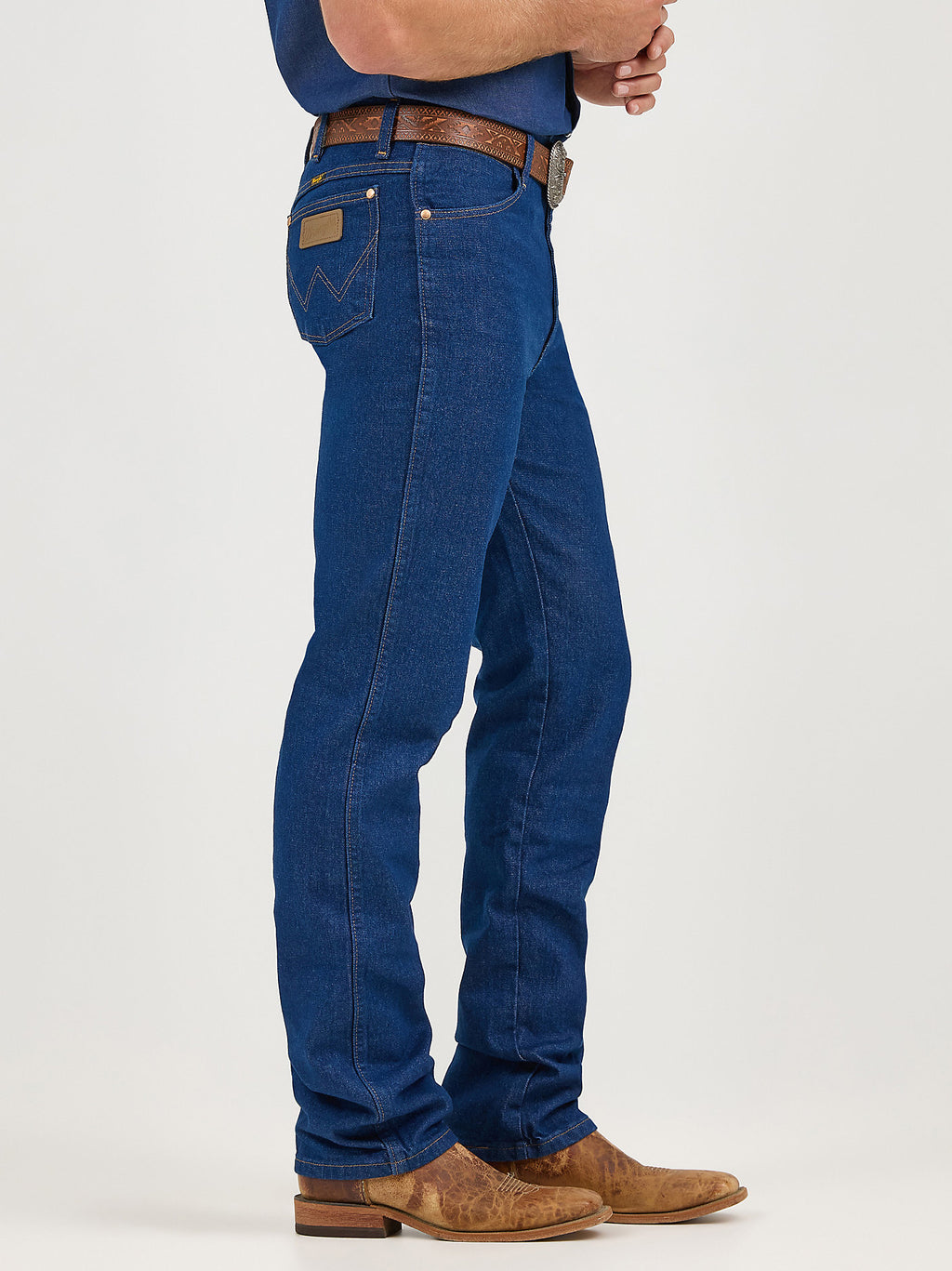 Wrangler Men's Cowboy Cut Slim Fit Jean 936PWD - Prewashed Indigo