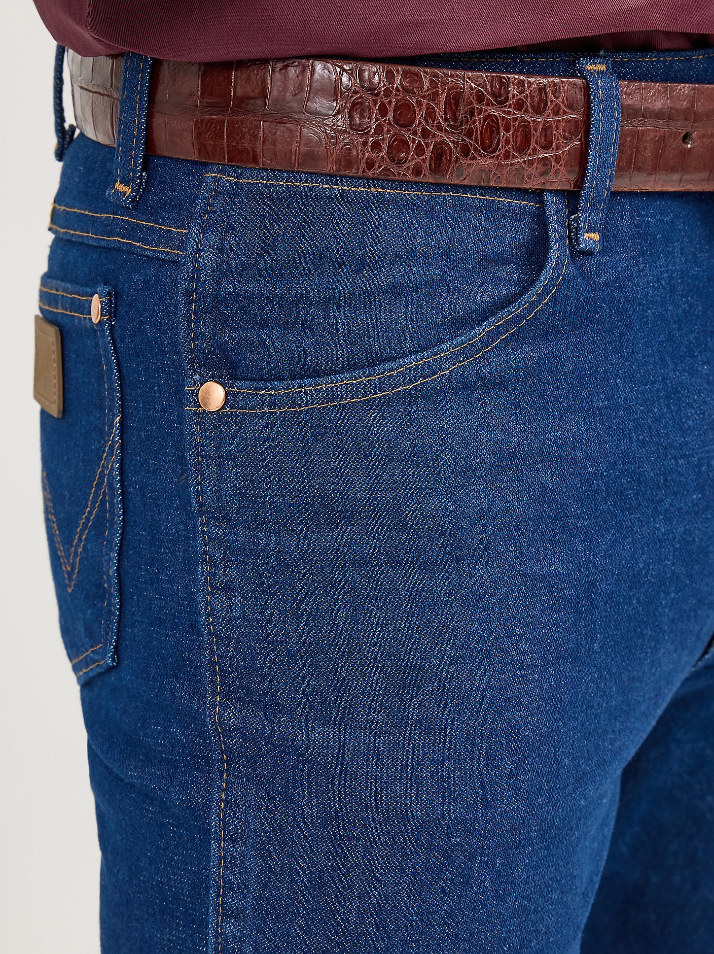 Wrangler Men's Cowboy Cut Slim Fit Jean 936PWD - Prewashed Indigo