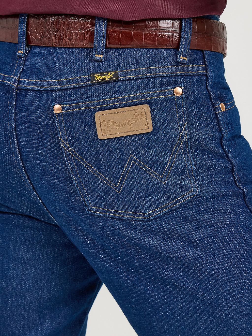 Wrangler Men's Cowboy Cut Slim Fit Jean 936PWD - Prewashed Indigo