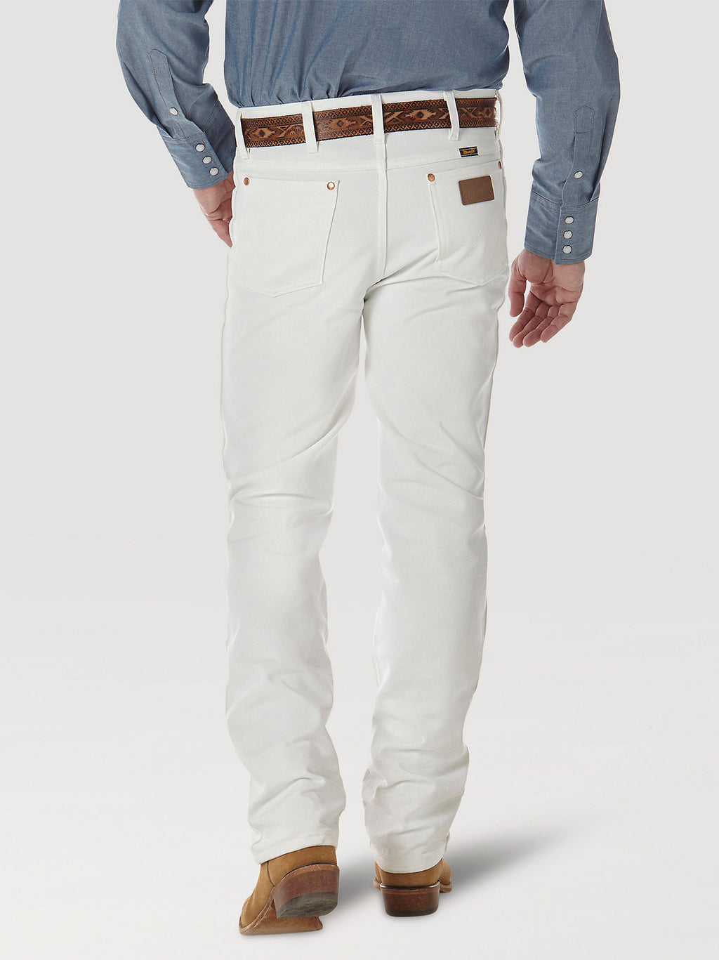 Wrangler Men's Cowboy Cut Slim Fit Jean 936WHI - White