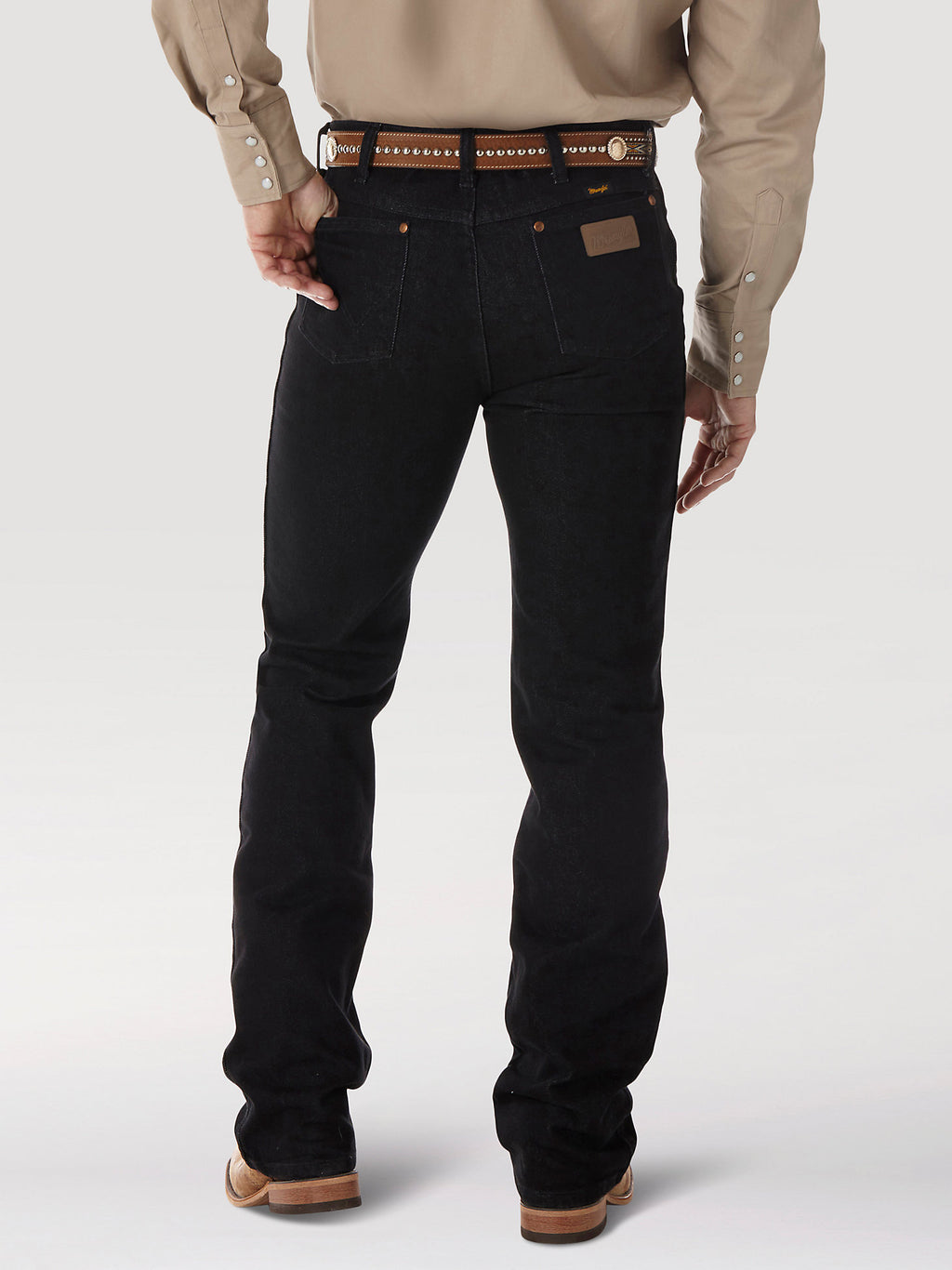 Wrangler Men's Cowboy Cut Stretch Slim Fit Jean 938BLK - Black