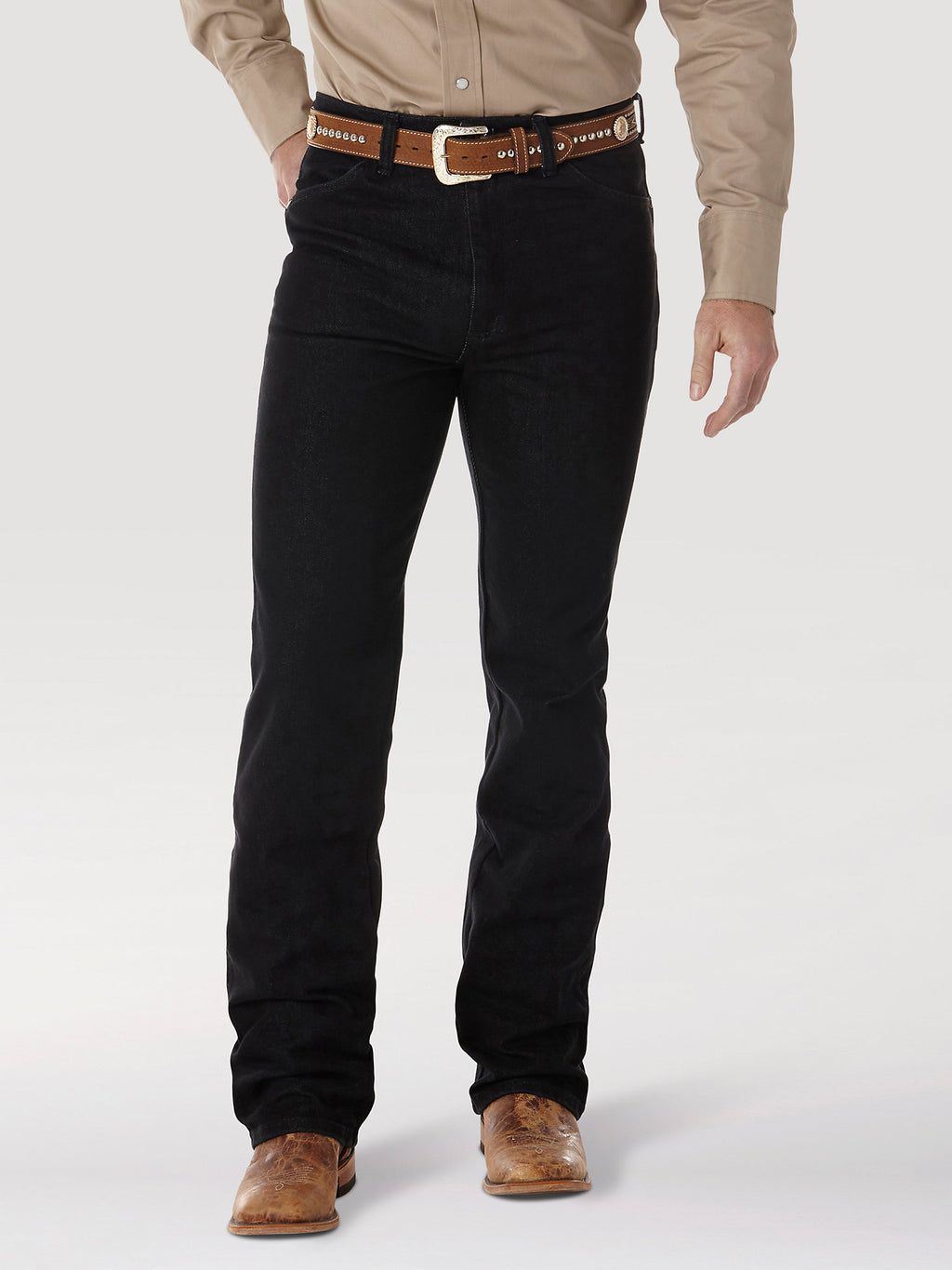 Wrangler Men's Cowboy Cut Stretch Slim Fit Jean 938BLK - Black