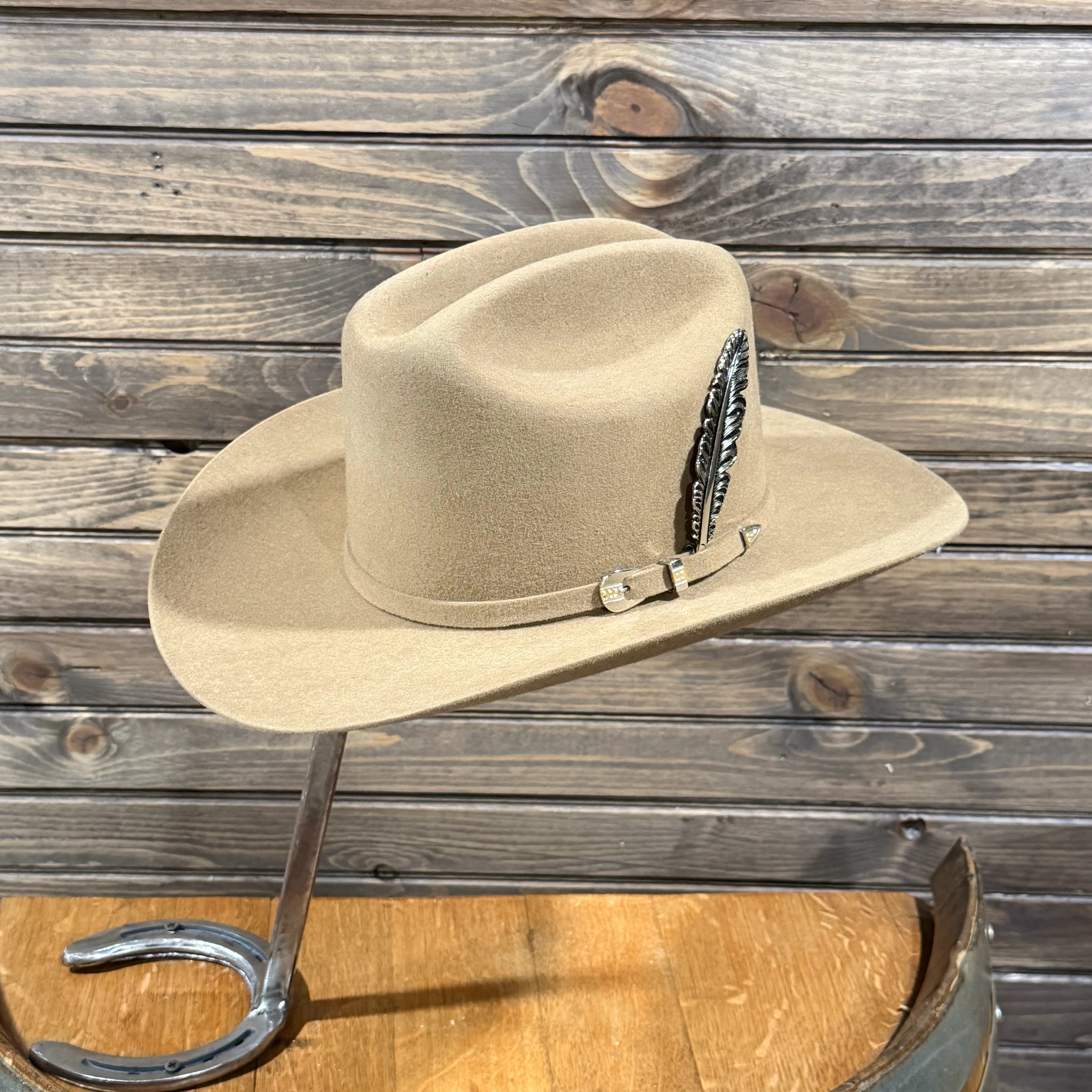 El Mayor 100x Fantasma Felt Hat - Khaki