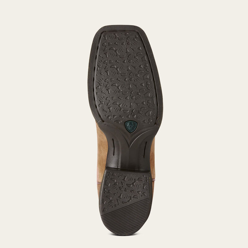 Ariat Women's Round Up Remuda Wide Square Toe Western Boot 10019906 - Brown Bomber