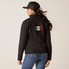 Cargar imagen en el visor de la galería, Ariat Women&#39;s Classic Team Mexico Softshell Jacket 31428 - Black
