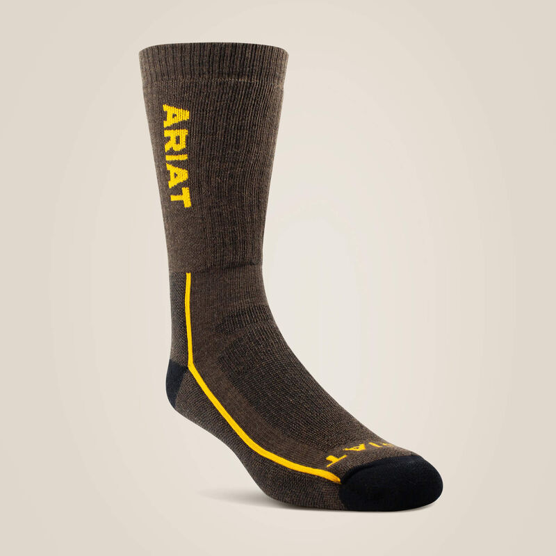 Ariat Midweight Merino Wool Performance Work Sock 36487