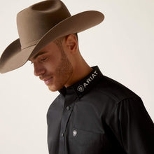 Cargar imagen en el visor de la galería, Ariat Men&#39;s Team Logo Twill Classic Fit Shirt 38500 - Black
