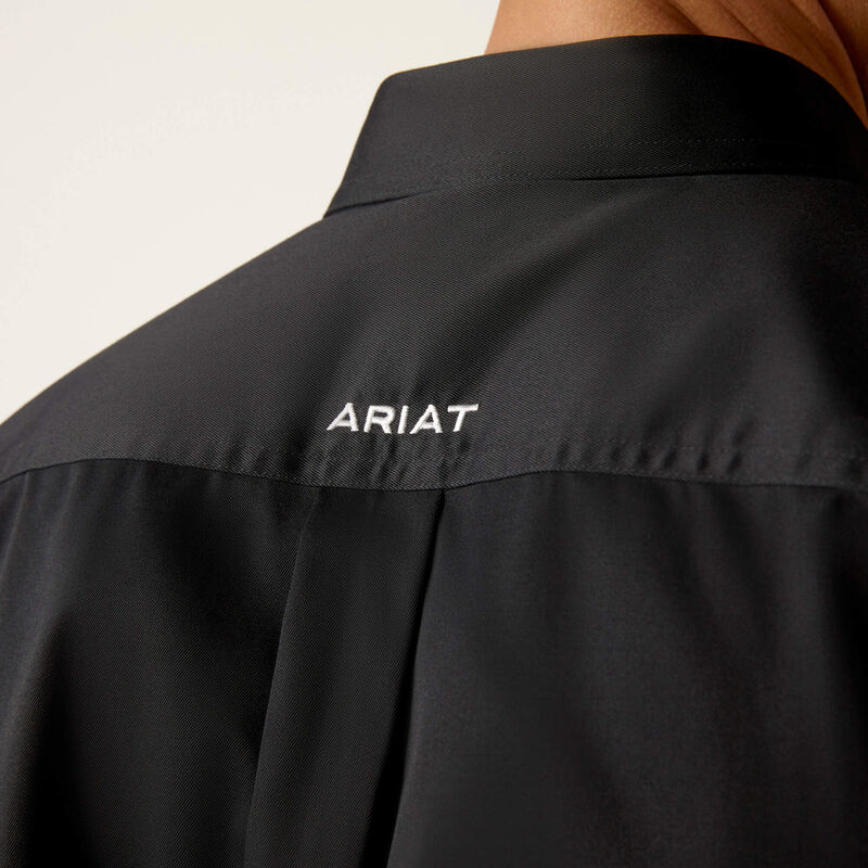 Ariat Men's Team Logo Twill Classic Fit Shirt 10038500 - Black
