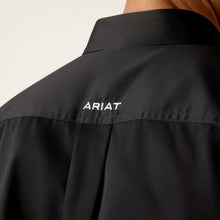 Cargar imagen en el visor de la galería, Ariat Men&#39;s Team Logo Twill Classic Fit Shirt 38500 - Black
