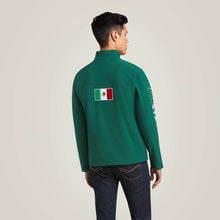 Cargar imagen en el visor de la galería, Ariat Men&#39;s New Team Softshell Mexico Jacket 39459 - Green
