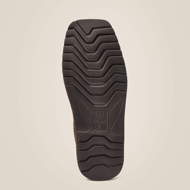 Ariat Men's Patriot Square Toe Slipper 10043017 - Dusty Brown Suede