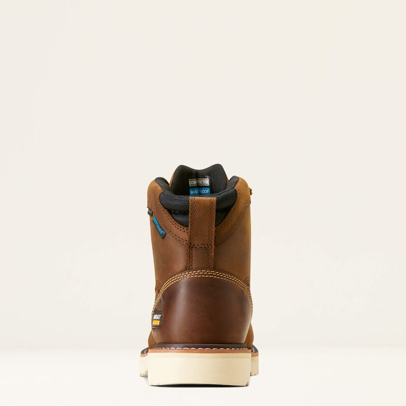 Ariat Men's Rebar Lift 6" H20 Composite Toe 10046876 - Distressed Brown