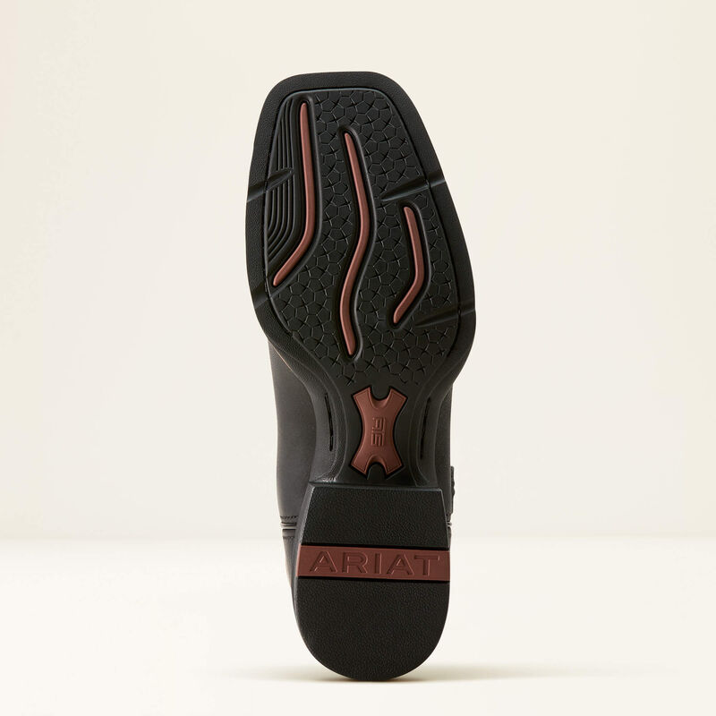 Ariat Men's Sport Big Country Wide Square Toe Cowboy Boot 10053629 - Black