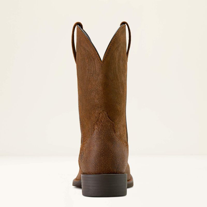 Ariat Men's Sport Big Country Wide Square Toe Cowboy Boot 10064001 - Brown Roughout