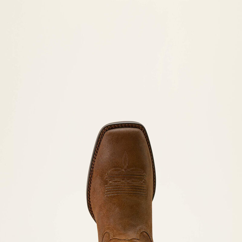 Ariat Men's Sport Big Country Wide Square Toe Cowboy Boot 10064001 - Brown Roughout