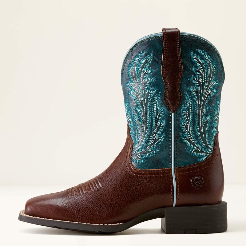 Ariat Women's Round Up Filly Wide Square Toe Western Boot 10064073