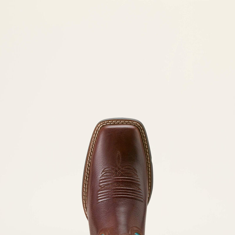 Ariat Women's Round Up Filly Wide Square Toe Western Boot 10064073