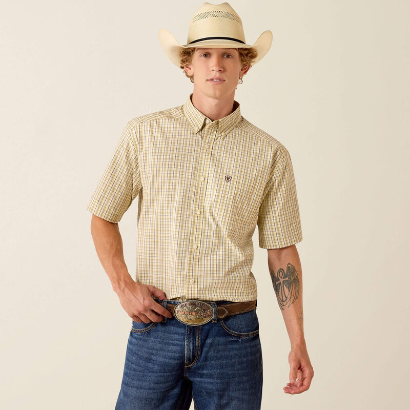 Ariat Men's Pro Series Preistly Classic Fit Shirt 10071578 - Sunlight Plaid