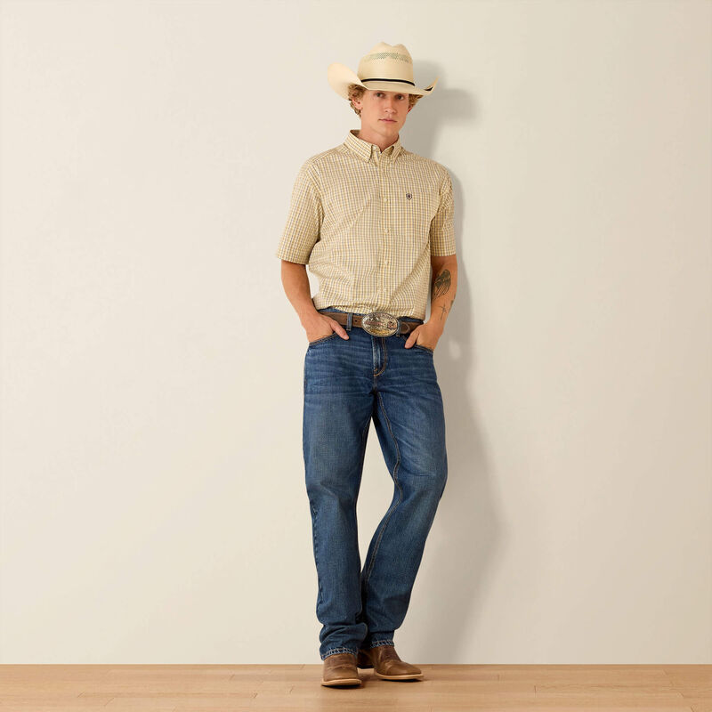 Ariat Men's Pro Series Preistly Classic Fit Shirt 10071578 - Sunlight Plaid