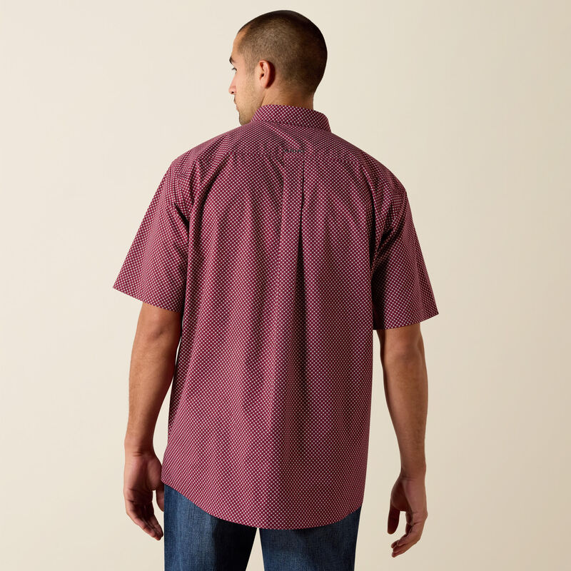 Ariat Men's Pippin Classic Fit Shirt 10071729 - Maroon
