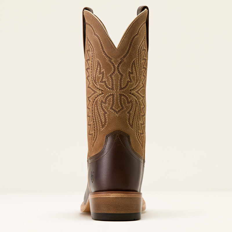 Ariat Men's Preston Wide Square Toe Cowboy Boot 10074237 - Roasted Coffee