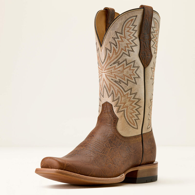 Ariat Men's South Fork Cutter Toe Cowboy Boot 10074242 - Sandstorm Cream