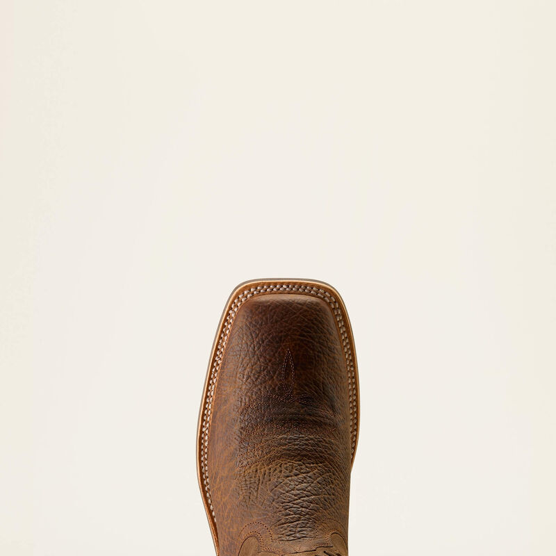 Ariat Men's Kanyon Toughstock VentTEK Wide Square Toe Cowboy Boot 10074257 - Adobe Mocha Suede