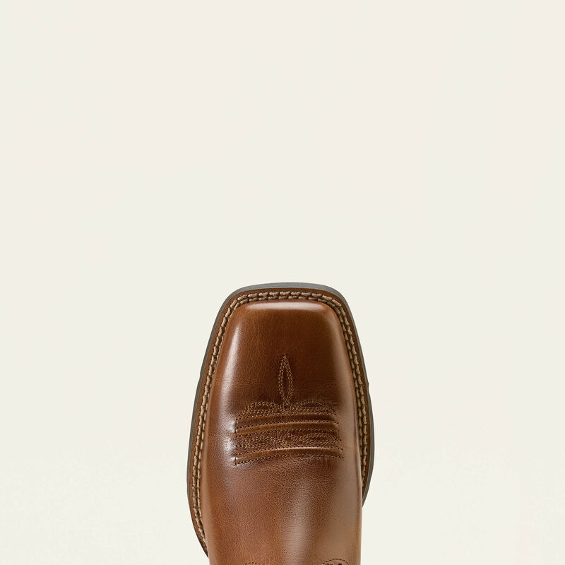 Ariat Women's Round Up Remuda Wide Square Toe Western Boot 10074322 - Aged Tan