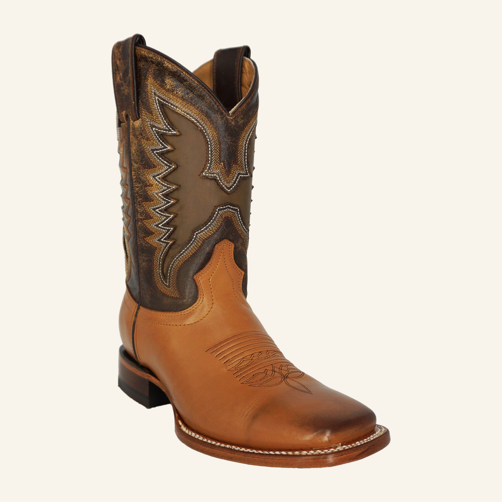 Cuatralba Men's Cowboy Boot 1103 - Atanado Oro