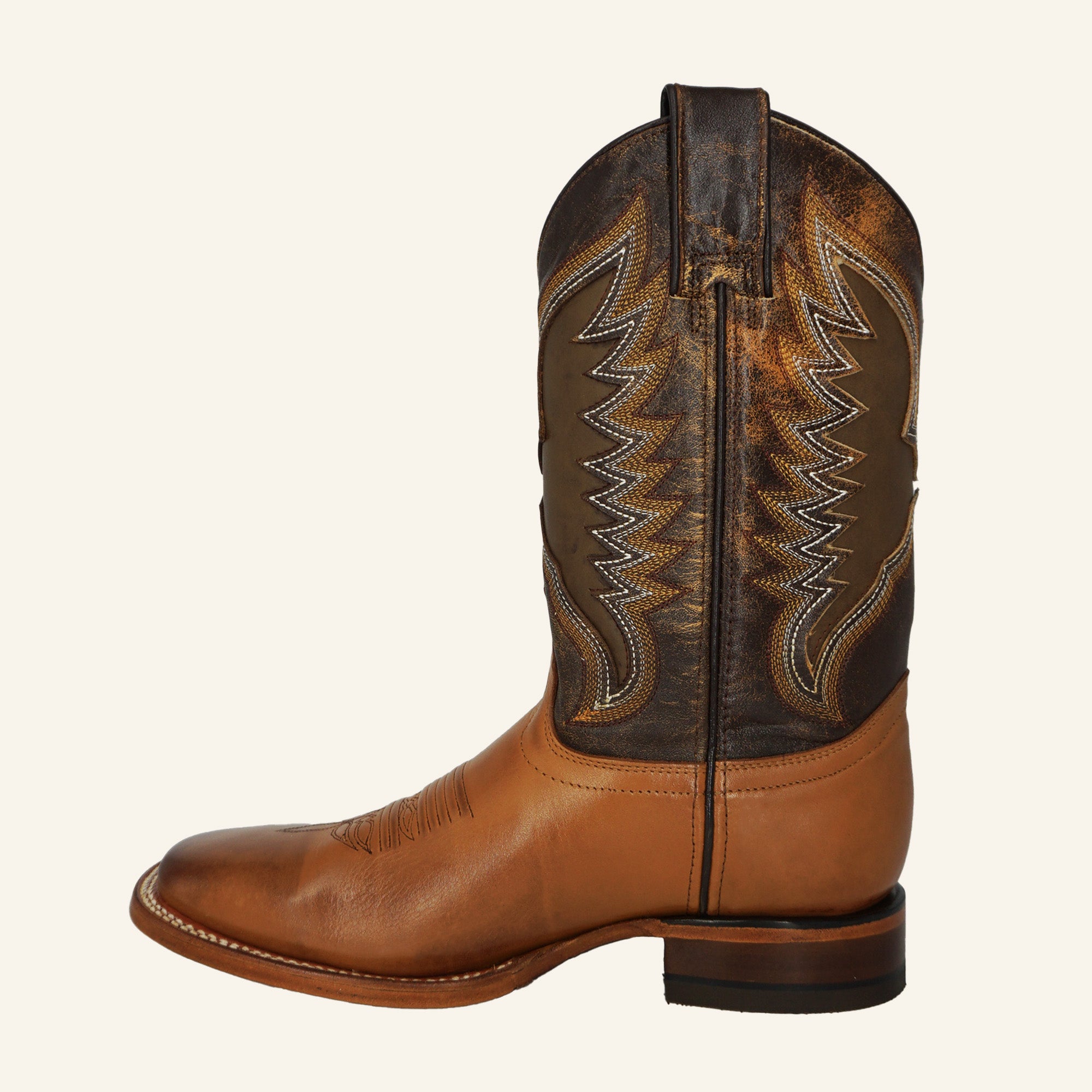 Cuatralba Men's Cowboy Boot 1103 - Atanado Oro