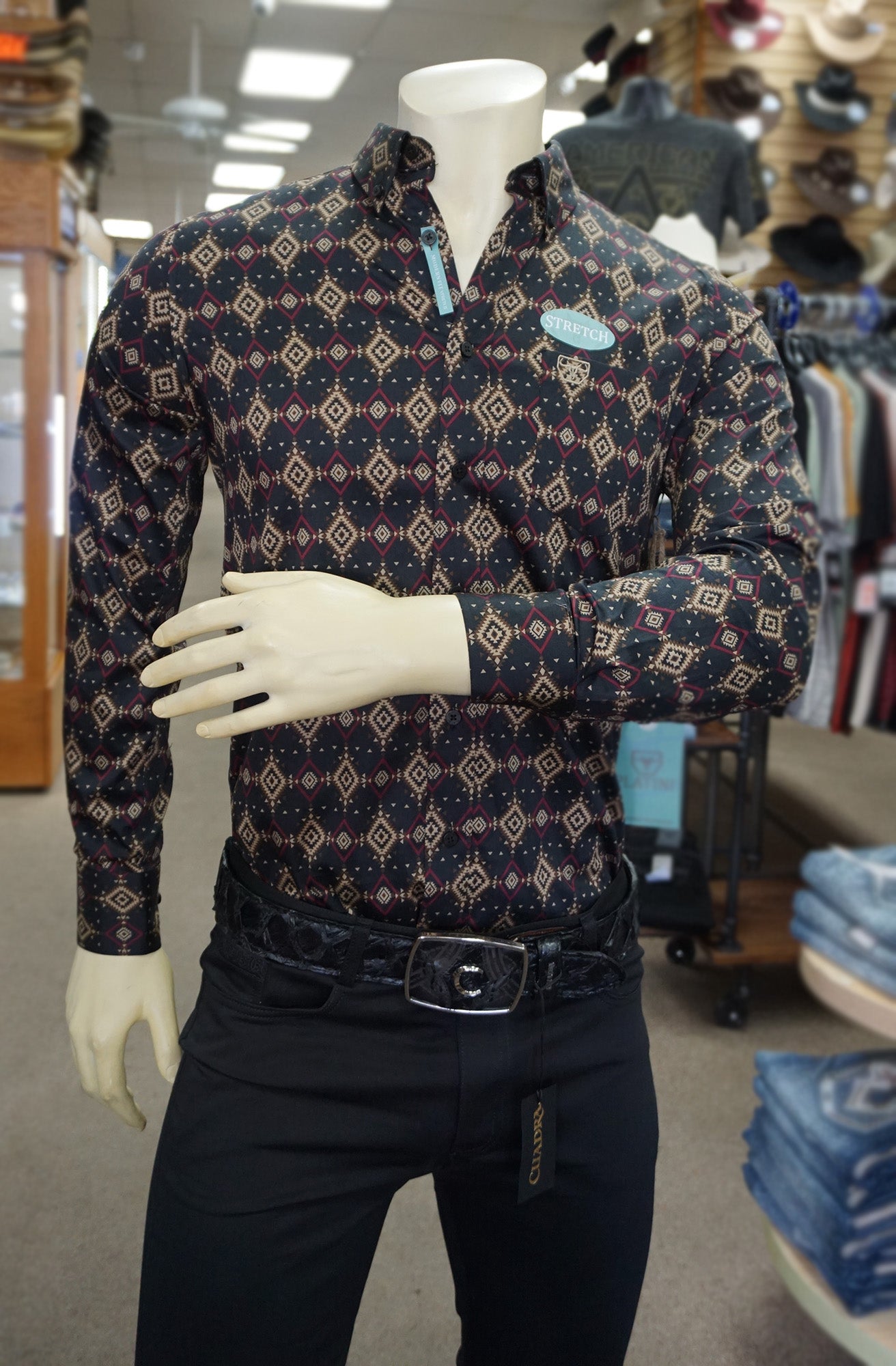 Platini Long Sleeve Shirt 11060 - Black