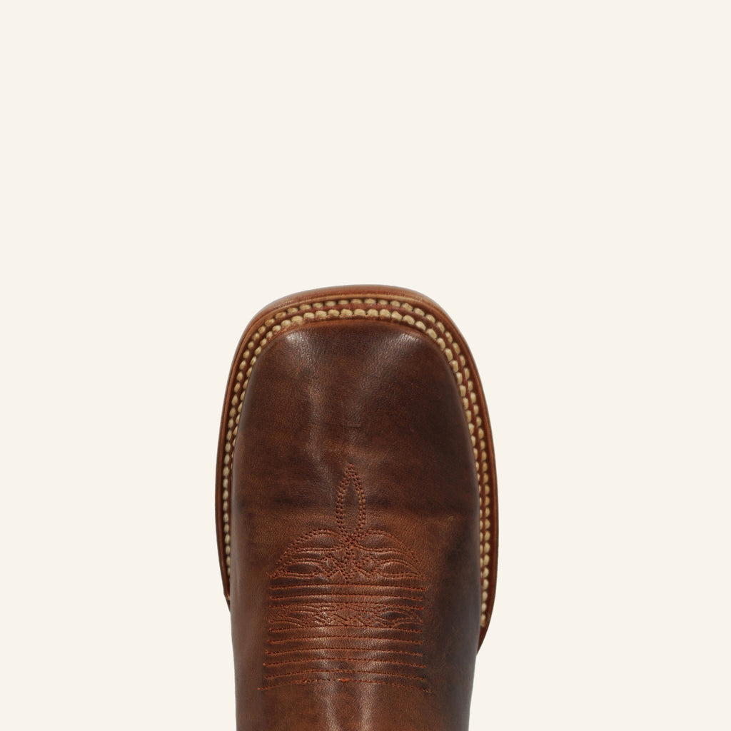 Cuatralba Women's Cowboy Boot 1106 Pull Up - Cafe Claro