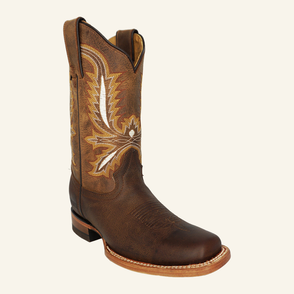 Cuatralba Women's Cowboy Boot 1108 - Salvaje Camel