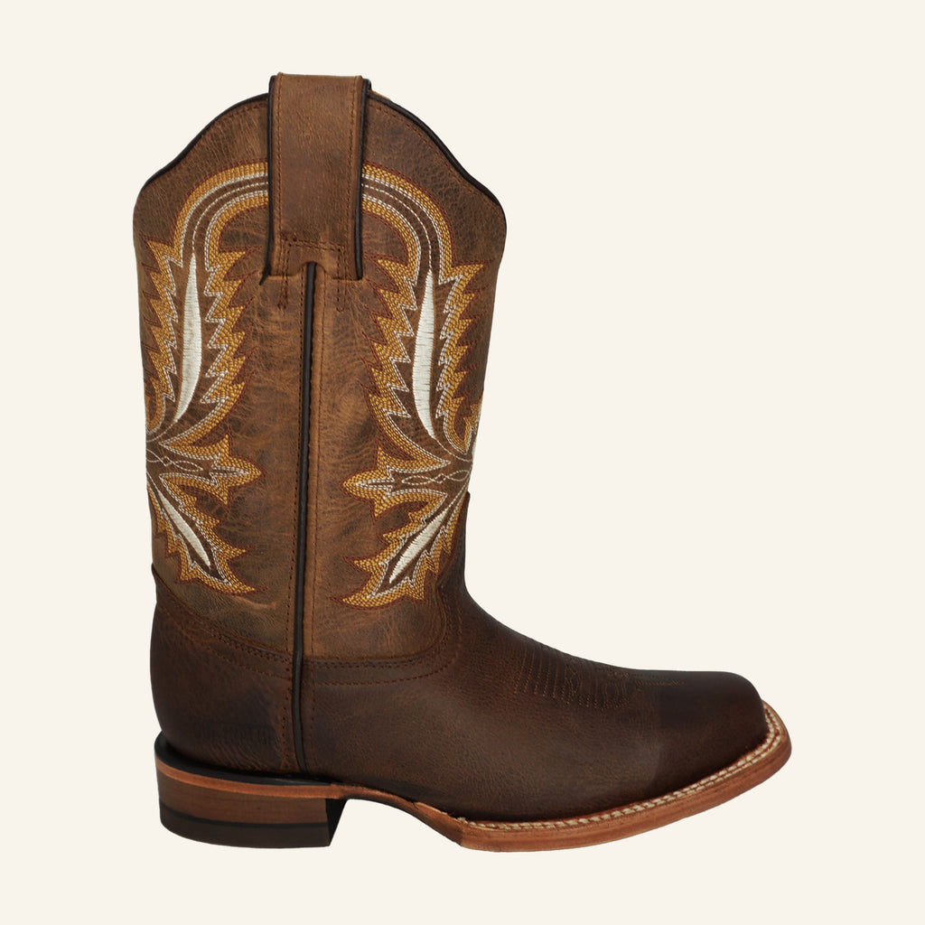 Cuatralba Women's Cowboy Boot 1108 - Salvaje Camel