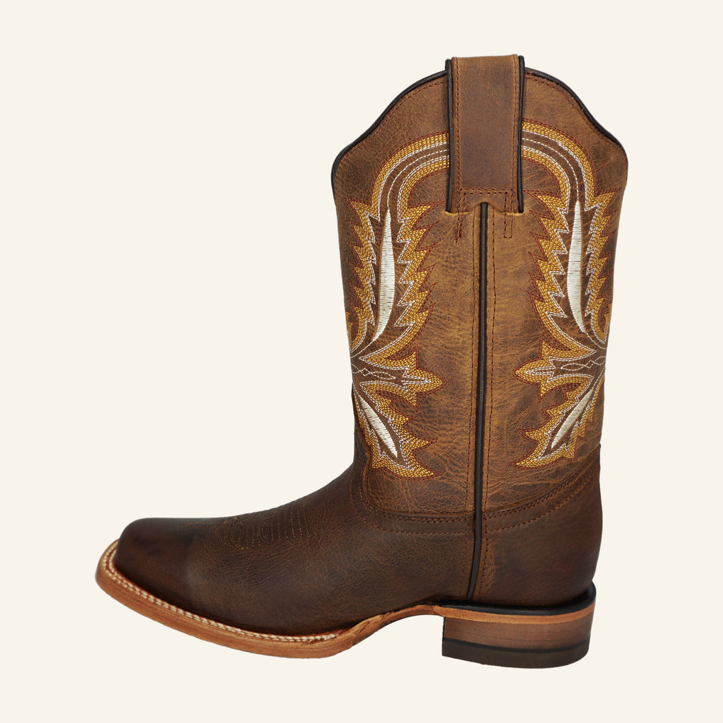 Cuatralba Women's Cowboy Boot 1108 - Salvaje Camel